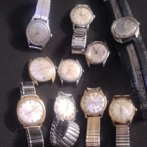Lot of Ten very nice Vintage watches!!